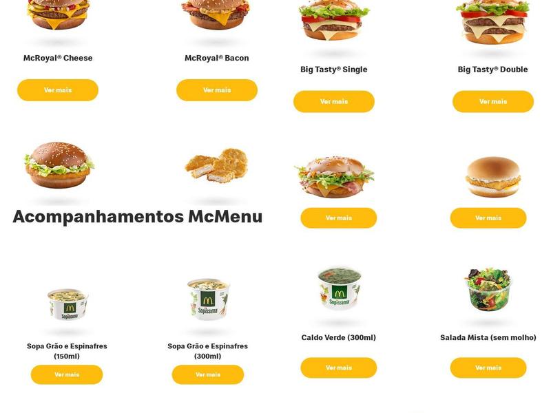 McDonald's (McDonald's - Amadora UBBO) Menu
