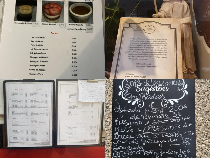 Restaurante Residencial ESTORIL Menu