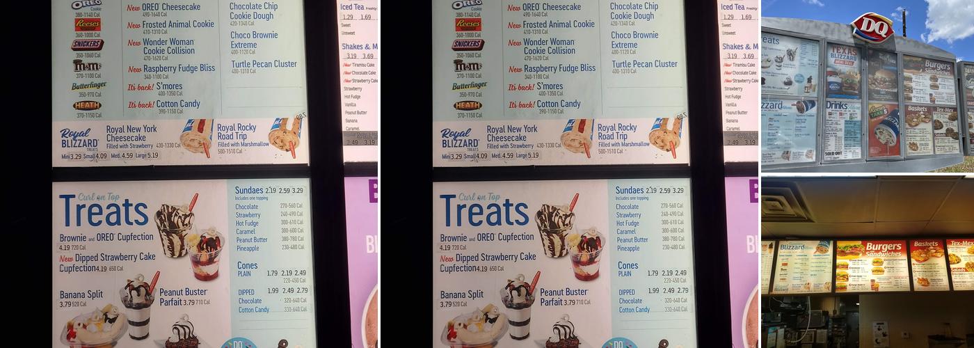Dairy Queen Menu