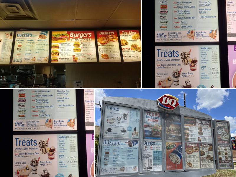 Dairy Queen Menu