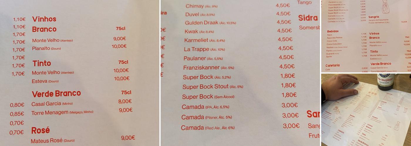 Camada Barcelos Menu