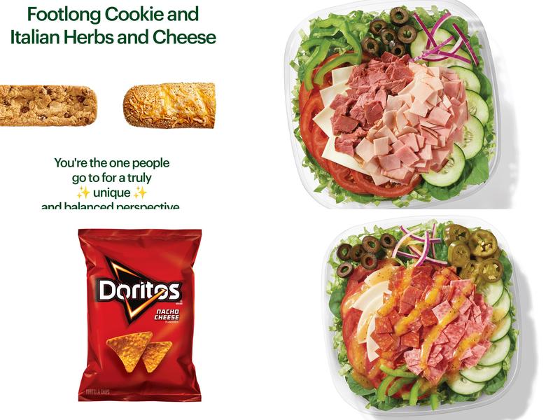 Subway Menu