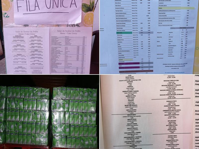Solar Do Sr Da Pedra Menu