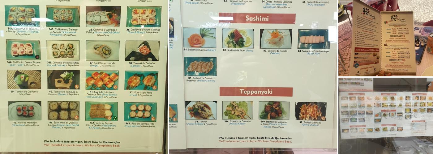 Restaurante Japonês - SAKURAI Menu
