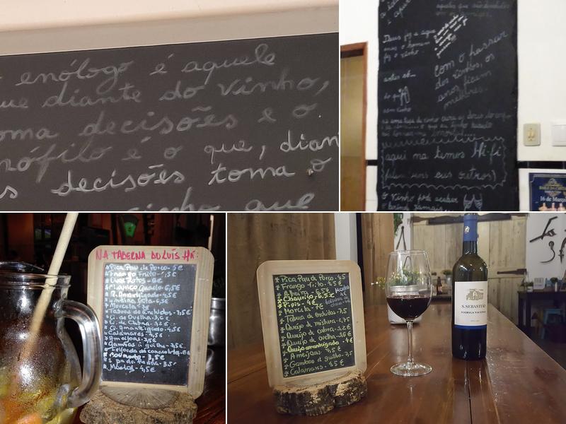 Taberna do Luís Menu