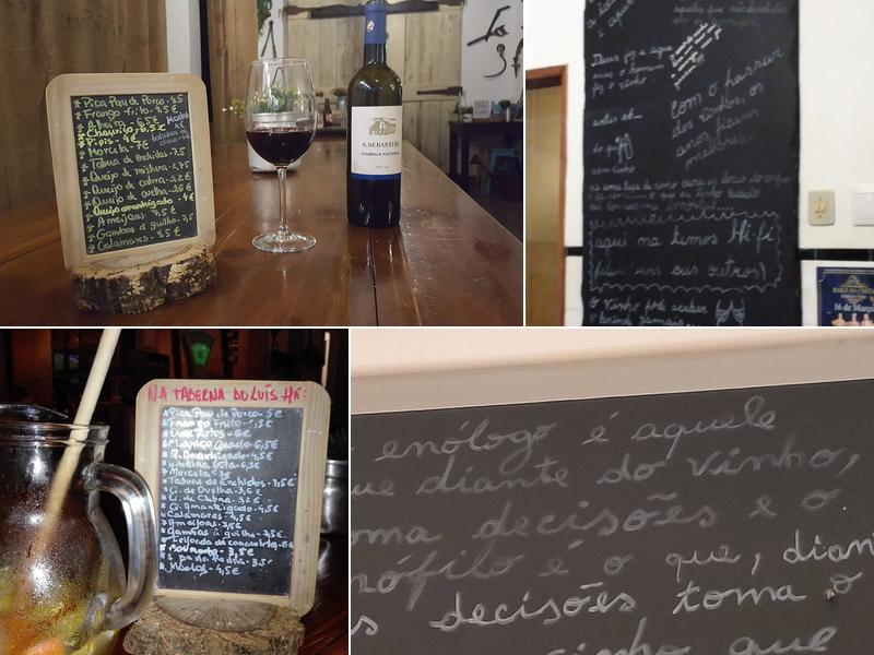 Taberna do Luís Menu