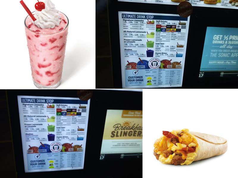 Sonic Drive-In Menu