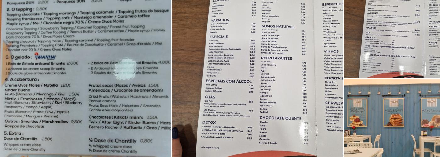 Maarkos - Waffle Bubble & Pancake House Menu