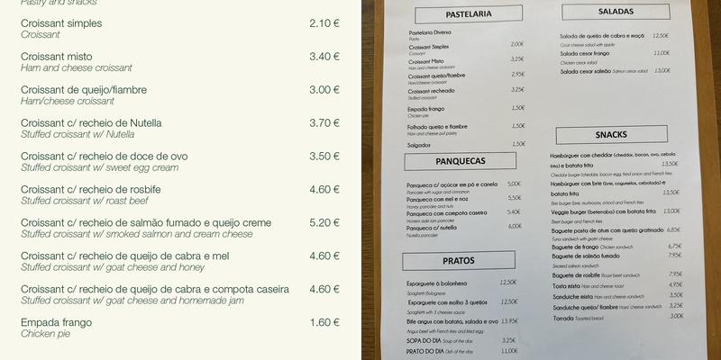 Café ️ no Campo (Café no Campo) Menu