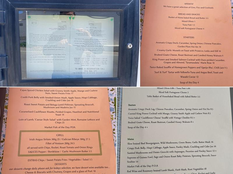 O Lavrador (Restaurante o Lavrador) Menu