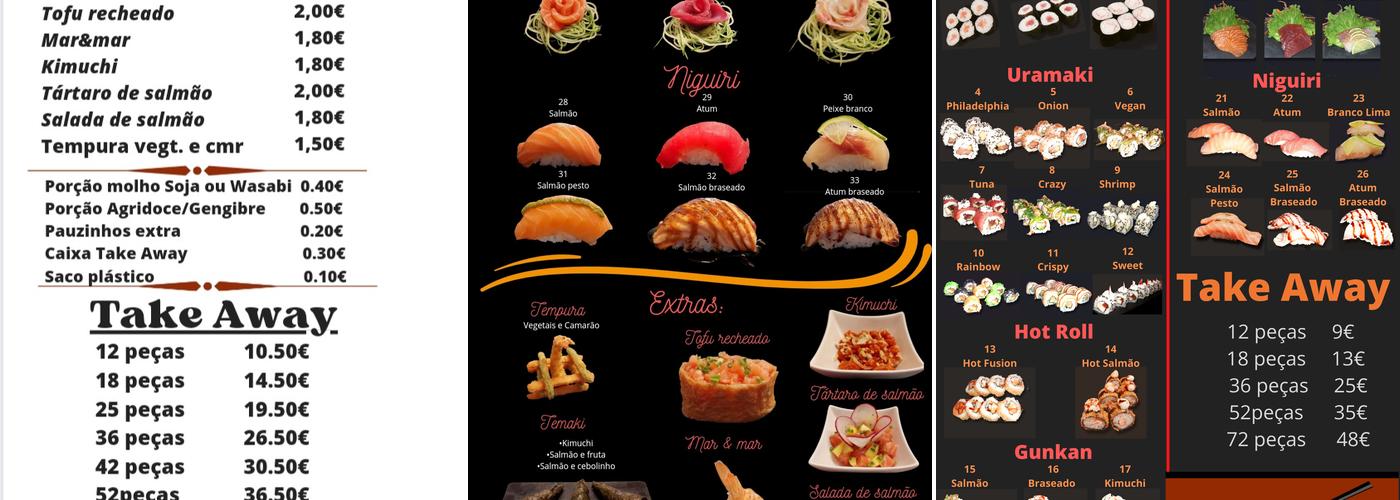 Sushimy Menu