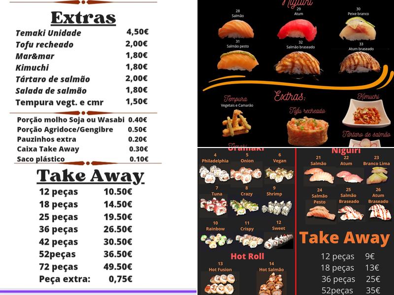 Sushimy Menu