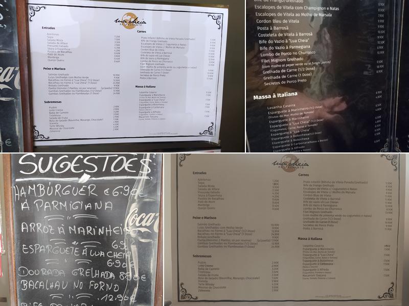 Lua Cheia (Restaurante Lua Cheia) Menu