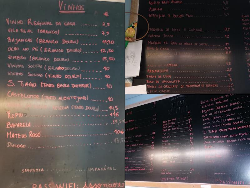 Retrokitchen Menu