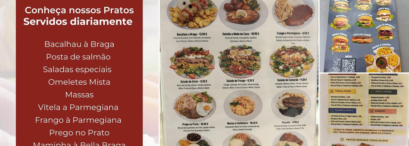 Bella Braga - Caffé & Restaurante Prato do dia Menu