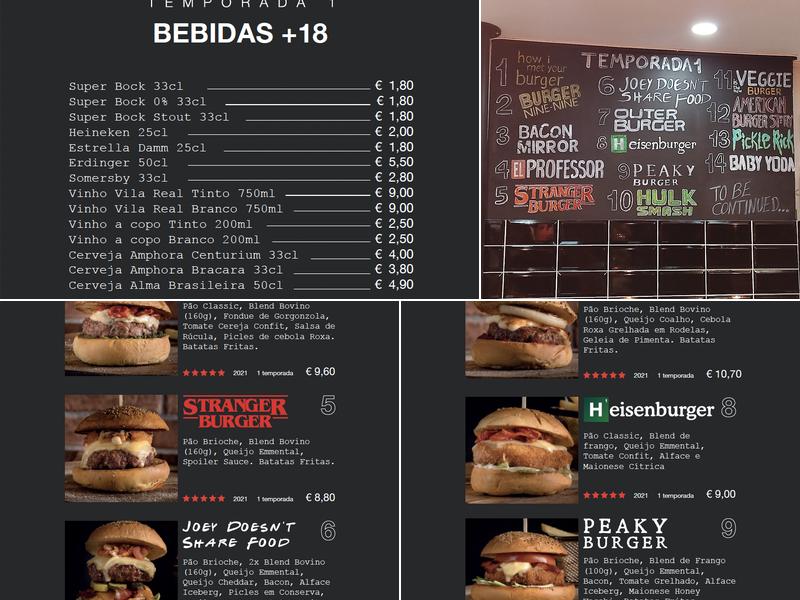 Spoiler Burger Menu