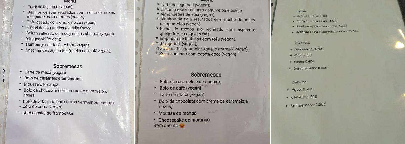 Pausa Útil Menu