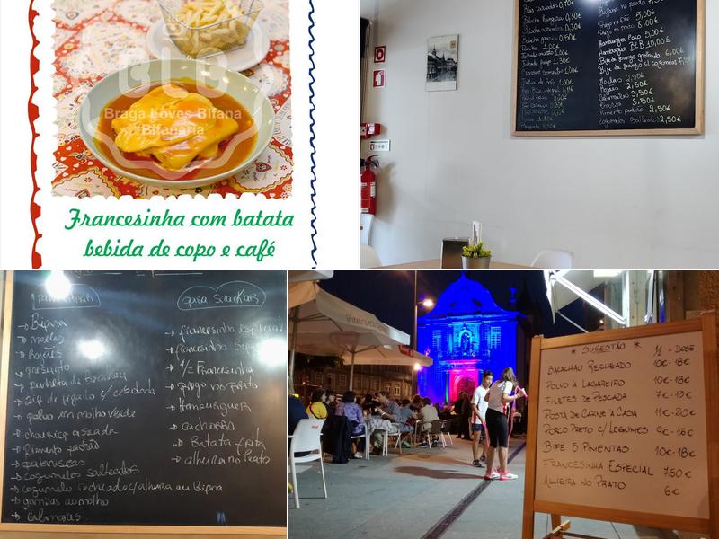 BLB ( Braga Loves Bifana) Menu