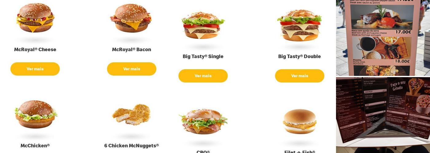 McDonald's Menu
