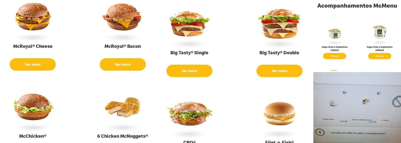 McDonald's Menu