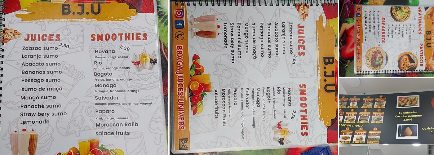 Halal food Menu