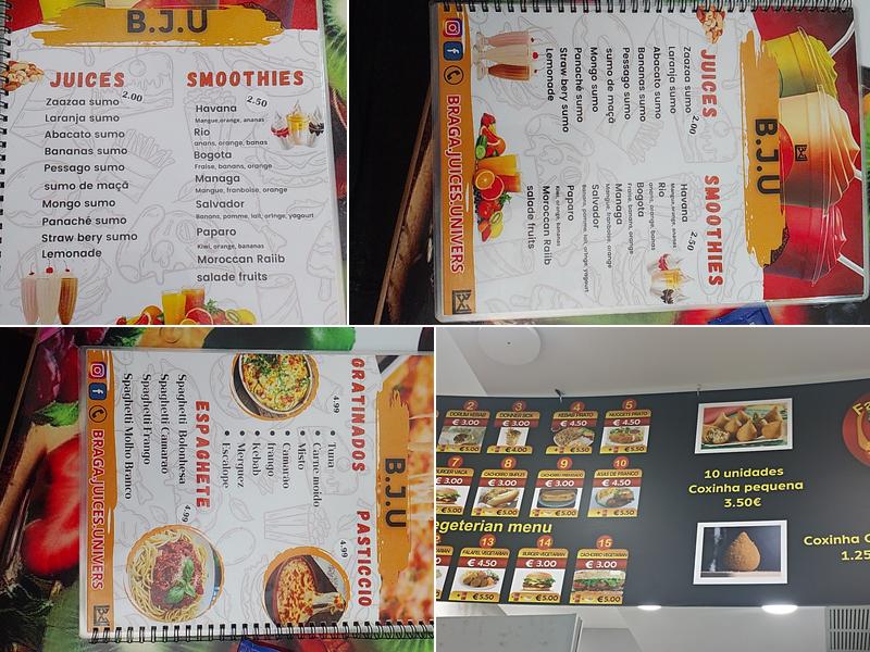 Halal food Menu