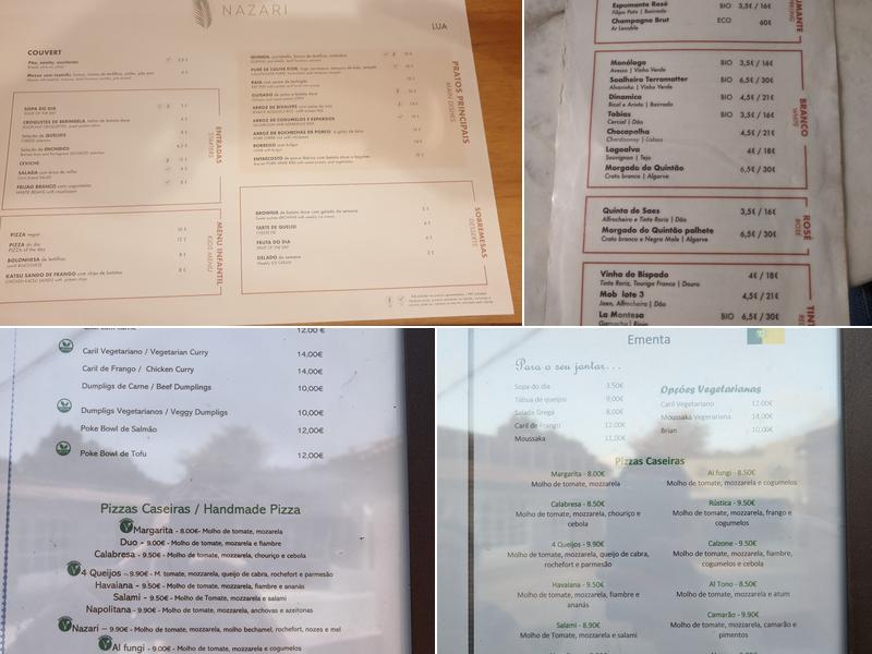 Nazari Menu