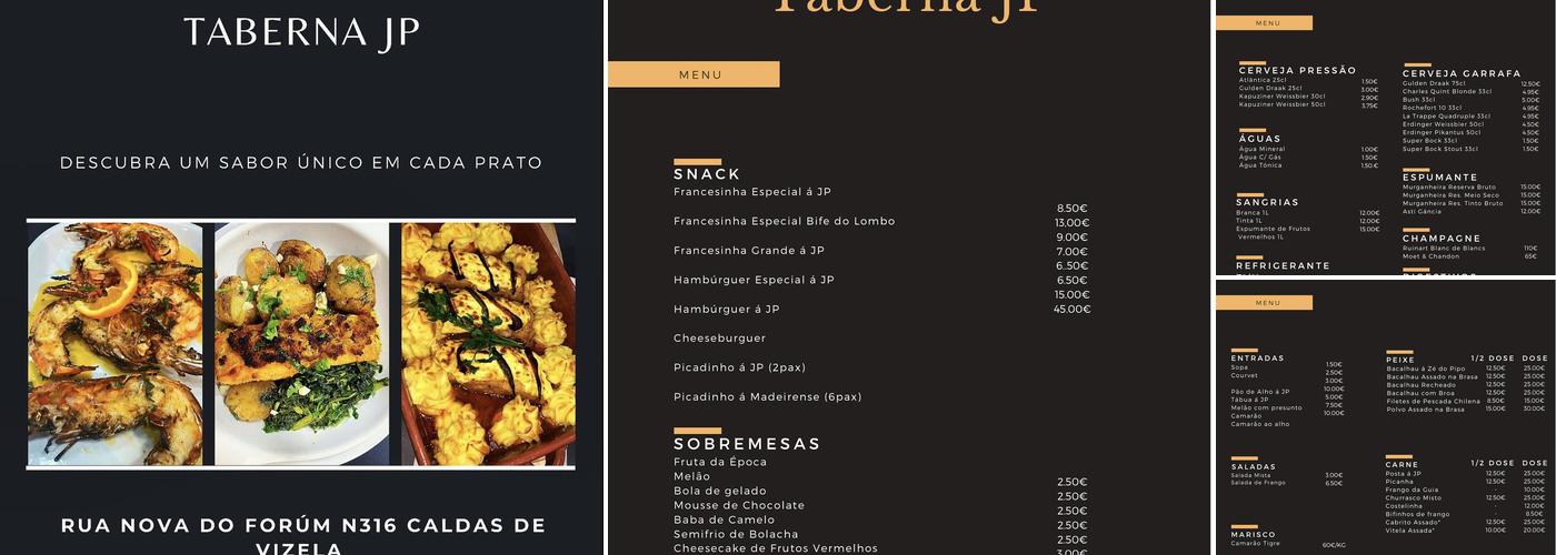 Taberna JP Menu