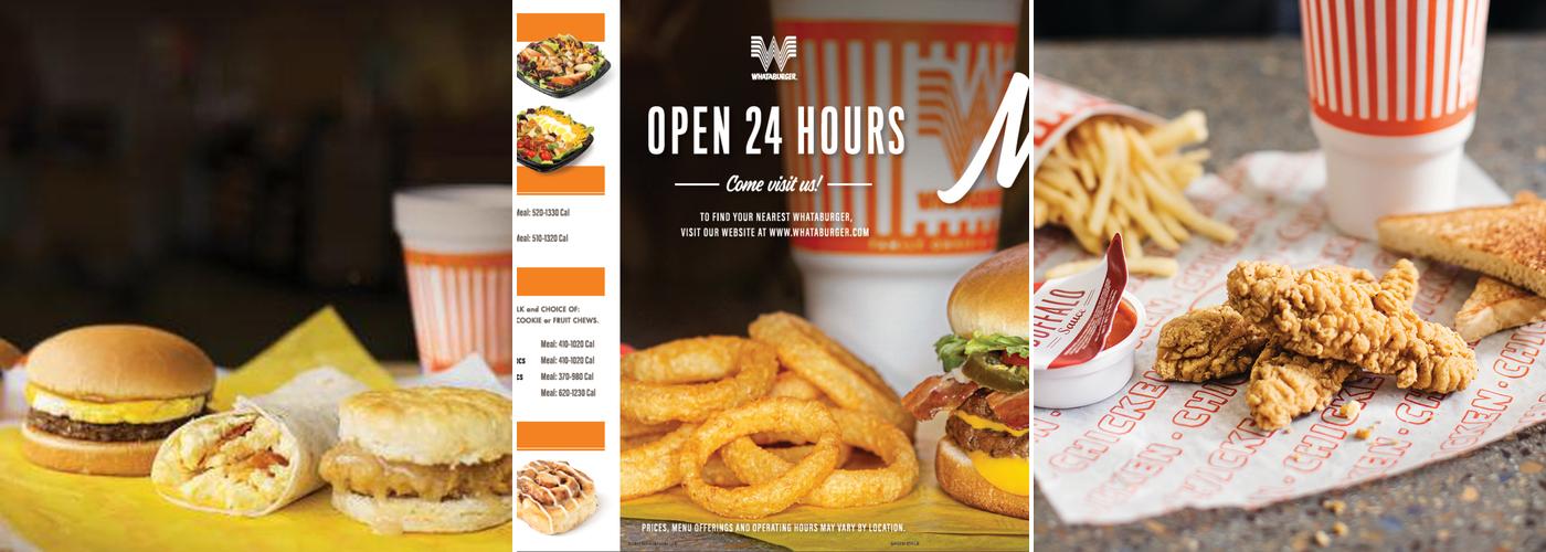 Whataburger Menu