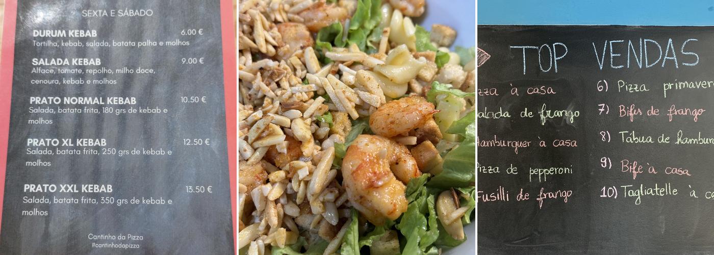 O Cantinho da Pizza Menu