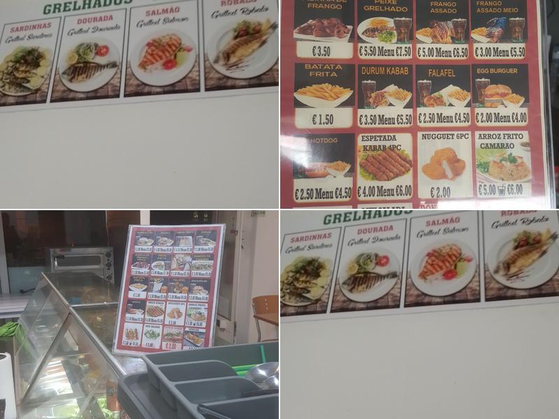 Kebab & Frango grilled Menu