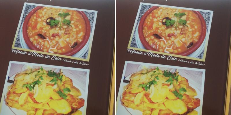 O ASSADOR DA VILA (O Assador de Baião) Menu