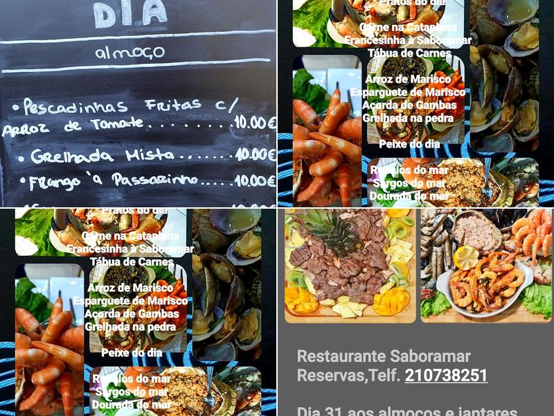 Saboramar Menu
