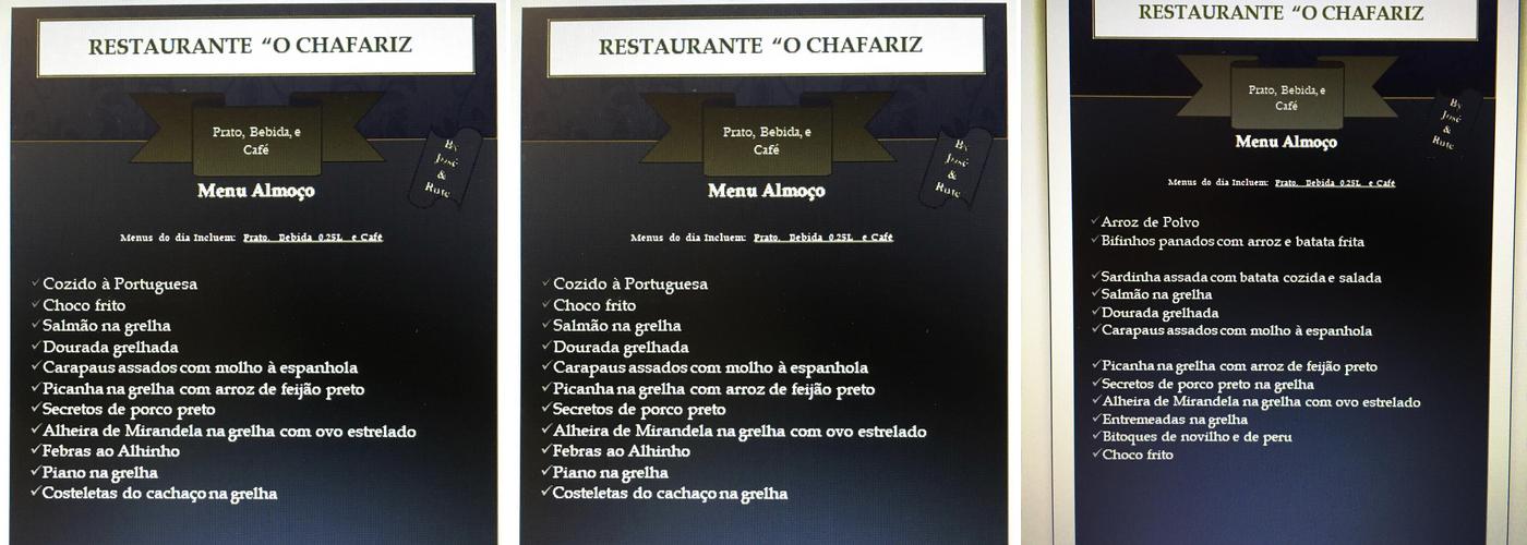 O Chafariz by José e Rute Menu