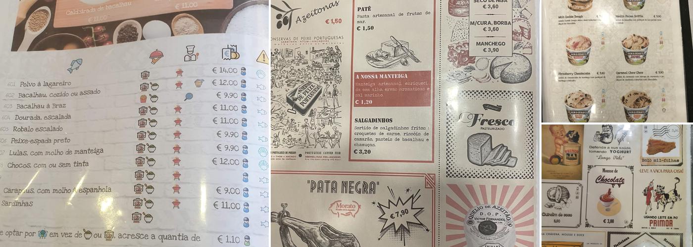 A Tasca do Marreta Menu
