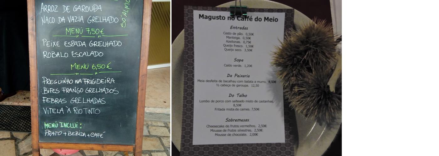 Caffé do Meio Menu