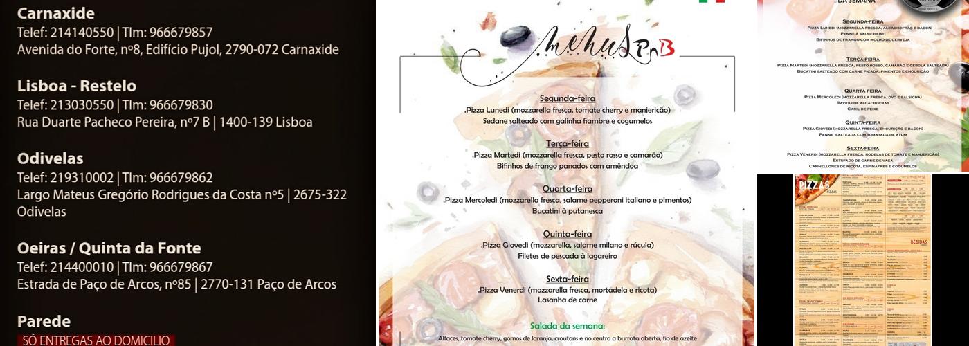 Pizza na Brasa Carnaxide Menu