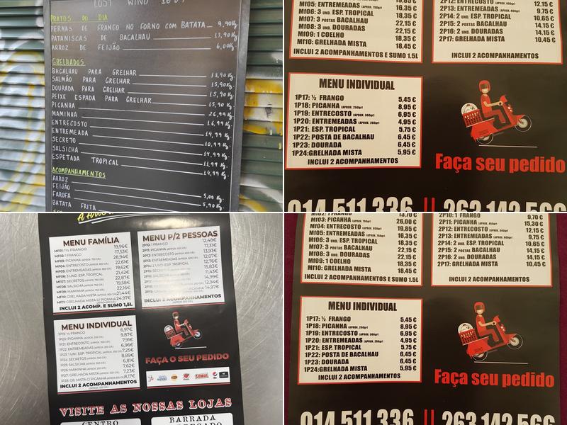 LostWind Churrasqueira (Carregado Centro) Menu