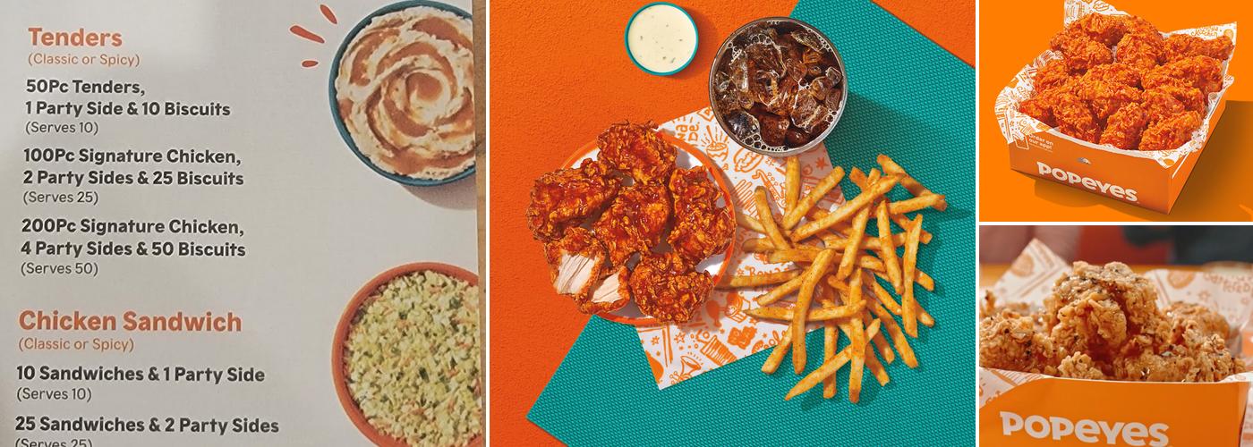 Popeyes Louisiana Kitchen Menu