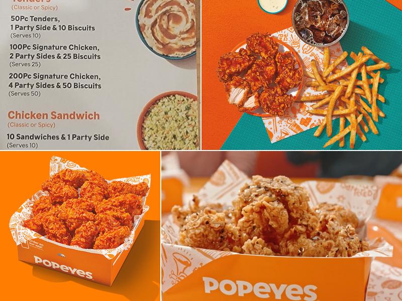 Popeyes Louisiana Kitchen Menu