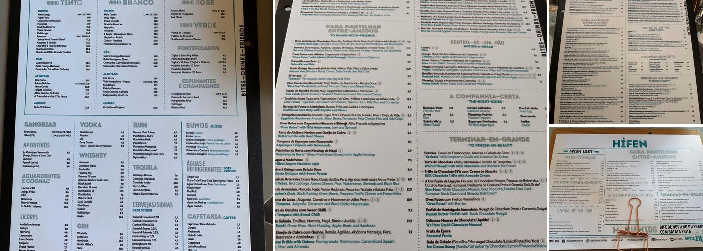 Hífen Menu