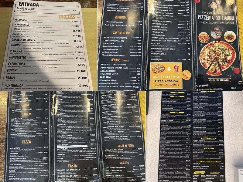 Pizzeria do Largo Menu
