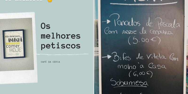 Café da Cátia Menu