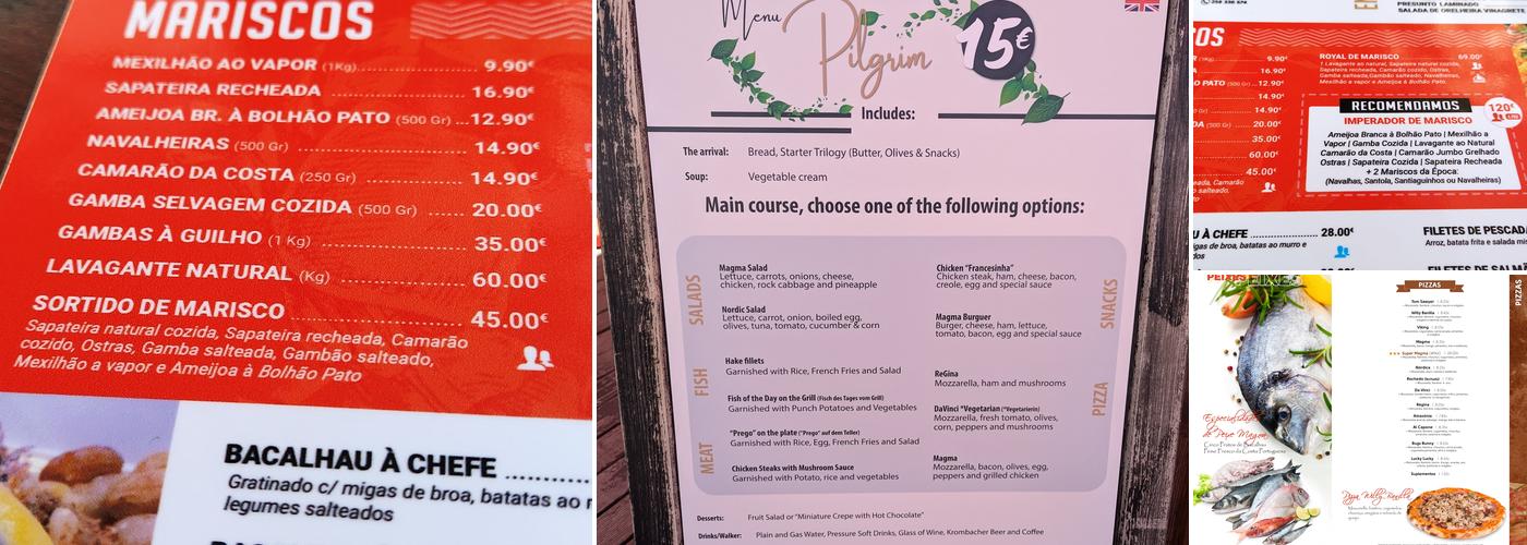 Restaurante Magma Caffé (Magma Caffé) Menu