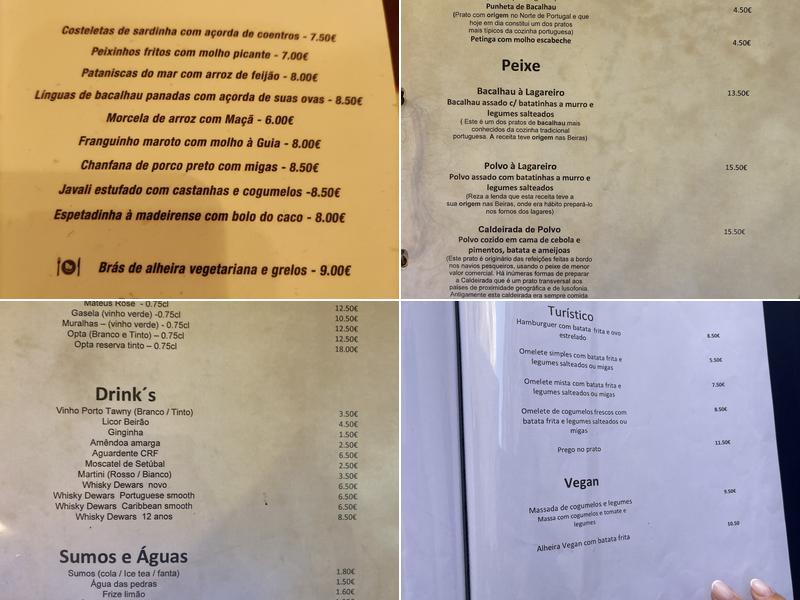 Taberna Laura Menu