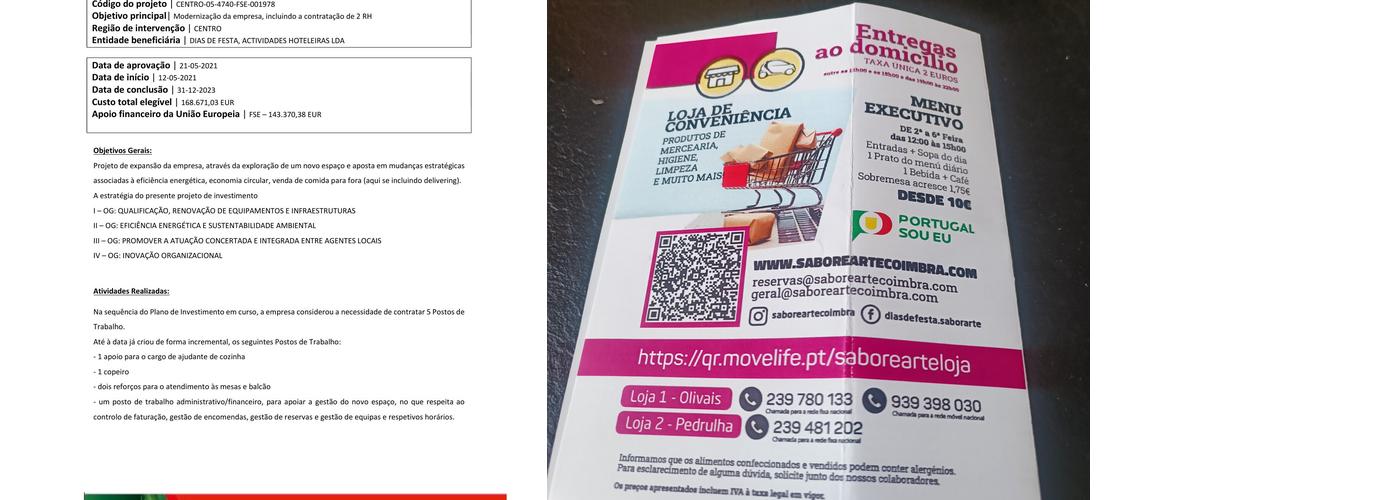 Edifício Sabor e Arte Menu