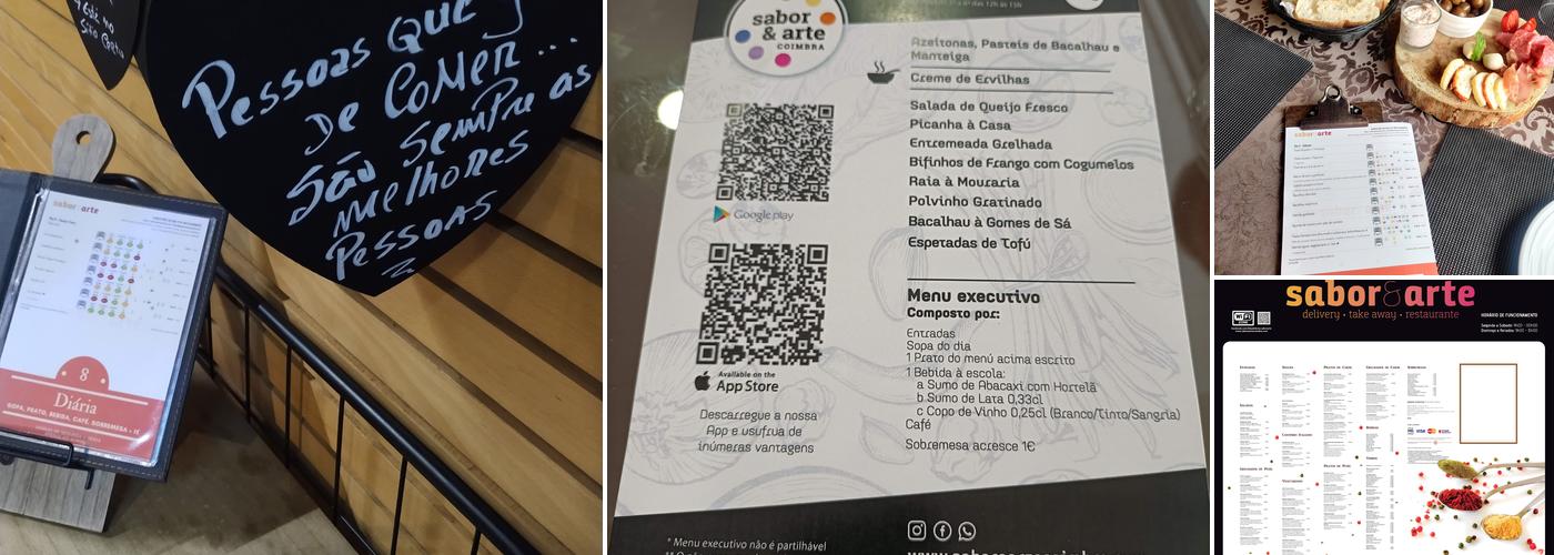 Sabor & Arte Menu