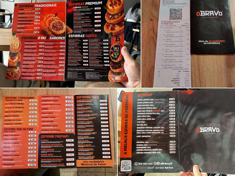 O Bravo - Casa das Esfirras Menu