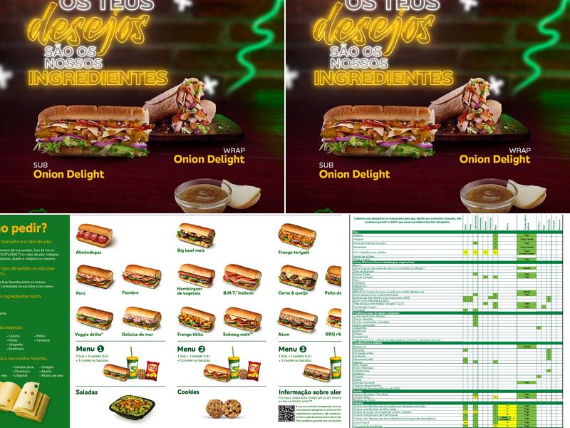 Subway (Subway Fórum Coimbra) Menu