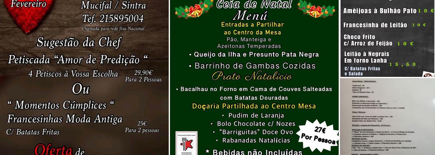 Colheita 71 Menu